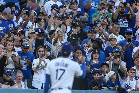 Shohei Ohtani Fans Flock To Dodger Stadium To Catch Star's Pitching Debut