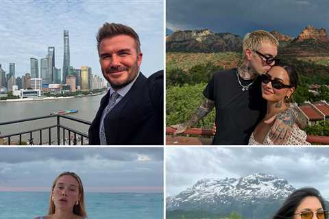 David Beckham to Demi Lovato, Stars Turning Up the Heat During June Gloom