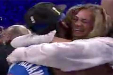 Shai Gilgeous-Alexander embraces wife in emotional moment after Thunder’s NBA Finals win