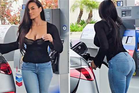 Diddy's Ex Daphne Joy Looks Incredible While Pumping Gas