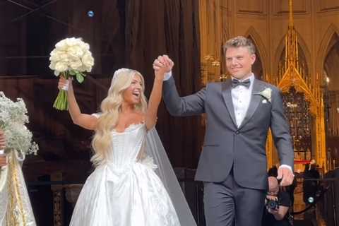 Zach Wilson, new wife Nicolette get married in lavish NYC wedding
