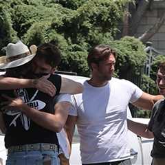 Michael Madsen's Sons Hug Outside Malibu Home Where He Died