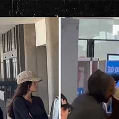 Bianca Censori and Ye Spotted Going Through Regular Security Line at LAX
