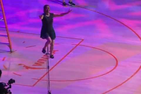 Red Panda fractured wrist in scary fall at WNBA Commissioner’s Cup final