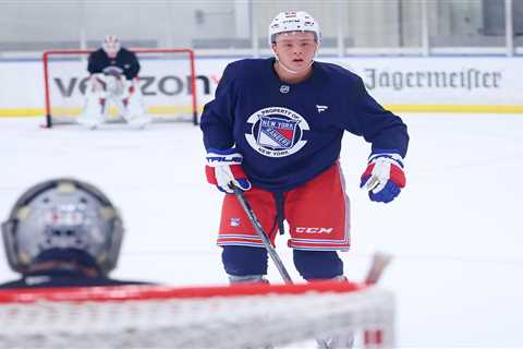Carey Terrance thrilled to be reuniting with former junior hockey teammate on Rangers