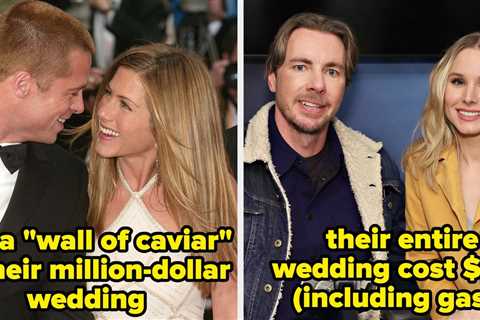 11 Celeb Couples Whose Over-The-Top Weddings Came With Pretty Shocking Price Tags Vs. 7 Who Kept..