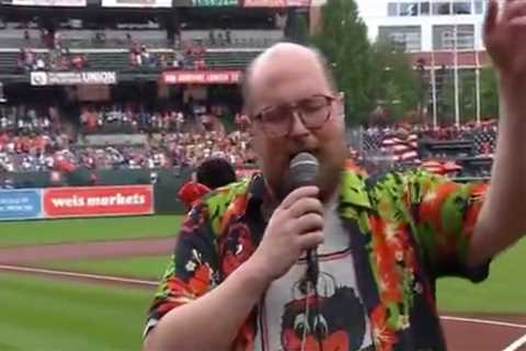 Orioles national anthem singer goes viral for all the wrong reasons