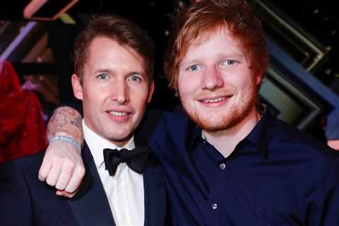 Ed Sheeran Overwhelmed With Emotion Performing With Musical Hero James Blunt: ‘Top 3 Favorite..