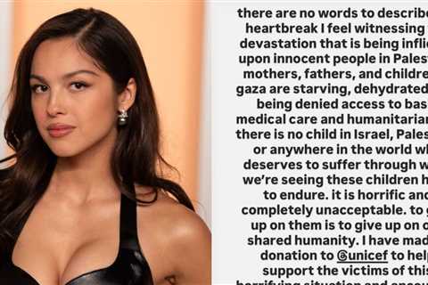 Olivia Rodrigo Just Spoke Out Hard About The Israel-Gaza Conflict, And Her Post Is Necessary Reading