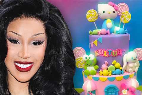 Cardi B Cashes In on Custom 'Hello Kitty' Cake for Kulture's Birthday