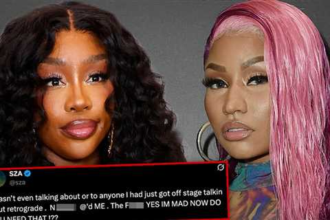 Nicki Minaj Roasts SZA's Singing Skills -- And Receives Aggressive Clap Back