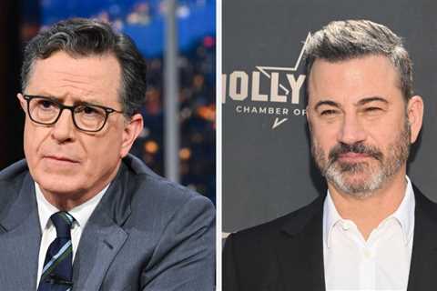 Amid Speculation That Stephen Colbert’s Talk Show Was Canceled For “Political Reasons,” Jimmy..