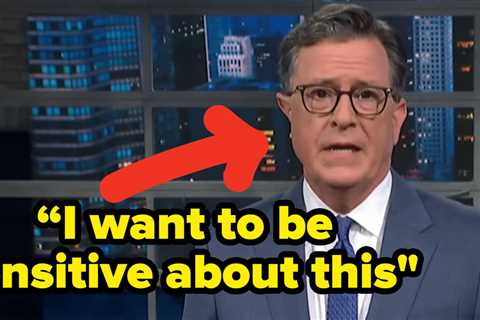 Moments After Announcing His Show Had Been Canceled, Stephen Colbert Went All In On Trump