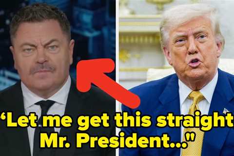 Nick Offerman Was So Upset About This Huge Mistake Trump Made That He Stopped By The Daily Show To..