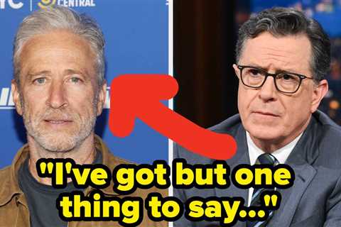 Jon Stewart Used Just 3 Shocking Words To End His Emotional Takedown Of Trump Amid Stephen..