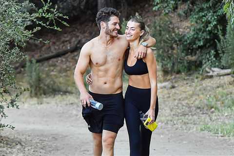 Gregg Sulkin Enjoys Shirtless Hike With Model Girlfriend Freya Tidy