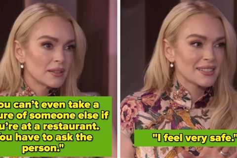 Over 12 Million People Watched Lindsay Lohan Explain Why She Feels Safe In Dubai