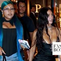 Fashion Bomb Kids: North West Spotted in Rome with Kim Kardashian in a Black Vivenne Westwood Heart ..