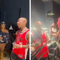Ja Rule and Lizzo Down Whiskey Shots Backstage in L.A.