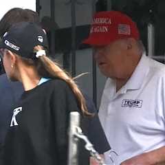 Donald Trump Spotted Heading to Golf Course Amid False Online Death Rumors