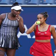 Leylah Fernandez delivers heartfelt message to ‘inspiration’ Venus Williams after US Open doubles..