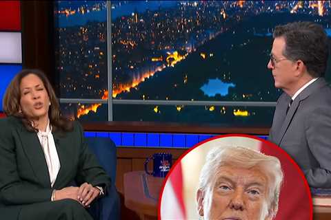 Kamala Harris Tells Stephen Colbert Democracy in U.S. is 'Broken'