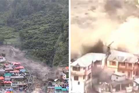Massive Flood Wipes Out Entire Village in India in Terrifying Video, 50 Missing