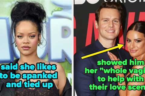 29 Celebrity Sex Confessions That I've Learned Totally And Completely Against My Will