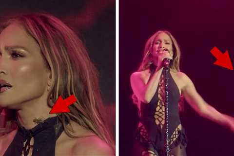 Jennifer Lopez Grapples With Grasshopper During Kazakhstan Show
