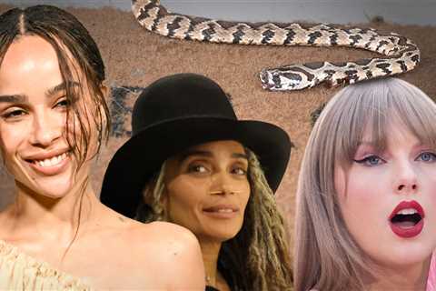 Zoë Kravitz & Mom Lisa Bonet Let a Snake Loose at Taylor Swift's Home