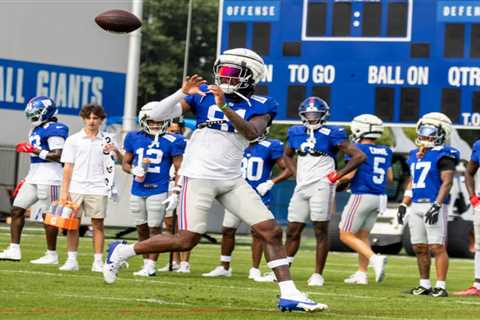 Battle for final receiver spots among things to watch in Giants’ second preseason game