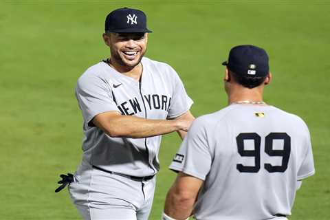 Giancarlo Stanton’s two-run homer in 10th saves Yankees after rookie flirts with perfection