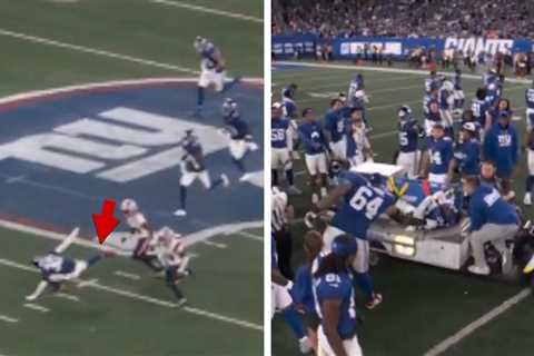 NYG's Rookie TJ Moore Suffers Gruesome Leg Injury In Preseason Game