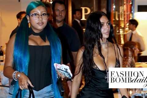 Fashion Bomb Kids: North West Spotted in Rome with Kim Kardashian in a Black Vivenne Westwood Heart ..