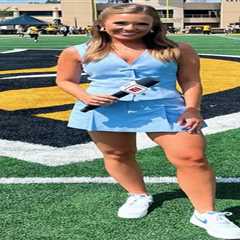 ESPN’s Taylor Davis goes viral over sideline rap video during college football game