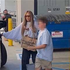 Jennifer Lopez Takes Ben Affleck's Son Samuel to Lunch