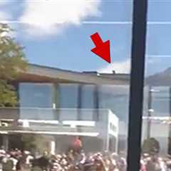Possible Charlie Kirk Shooter Seen Running Across Roof Shortly After Shooting