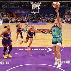 Leonie Fiebich shakes off rough start to hit Liberty’s ‘biggest’ shot in OT win