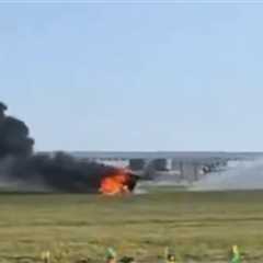 Flying Cars Collide Mid-Air, Crash to Ground in Fireball at Demonstration