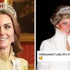 Kate Middleton Wore Princess Diana's Tiara And Queen Elizabeth II's Earrings, And The Internet Is..
