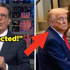 Stephen Colbert Gave Trump A Brutal 4-Word Nickname After His Awkward Escalator Fiasco At The UN