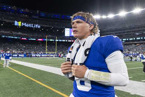 Giants reward Jaxson Dart for sensational training camp as depth chart revealed