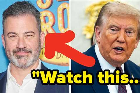 Jimmy Kimmel Spotted A Surprising Person Smiling When Trump Was Asked About Those Death Rumors