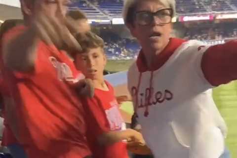 New video reveals what angry Phillies fan yelled at father before demanding ball from young son in..