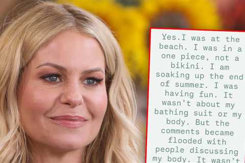 Candace Cameron Bure Deletes Swimsuit Photo After Body Shaming Backlash