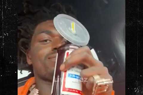 Kodak Black Appears To Drink Lean While Driving, Attorney Says It's Just Juice