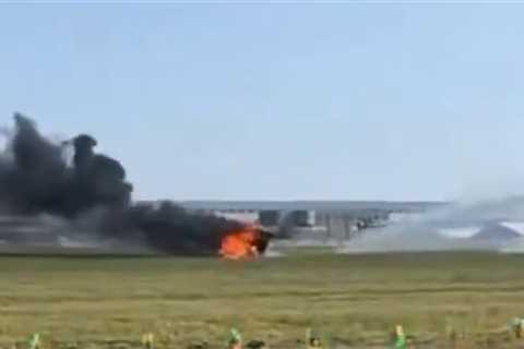 Flying Cars Collide Mid-Air, Crash to Ground in Fireball at Demonstration
