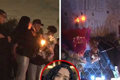 Celeste Rivas Vigil Draws Crowd of Mourners Demanding Justice