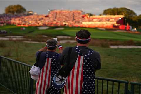 Ryder Cup fans go all out with zany costumes to support US and Europe