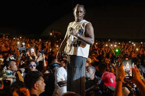 Young Thug Performs Free Concert in Front of Atlanta’s Fulton County Courthouse